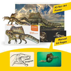 PNSO Spinosaurus 35 Essien skin texture detail aids tactile appreciation and realism in displays.