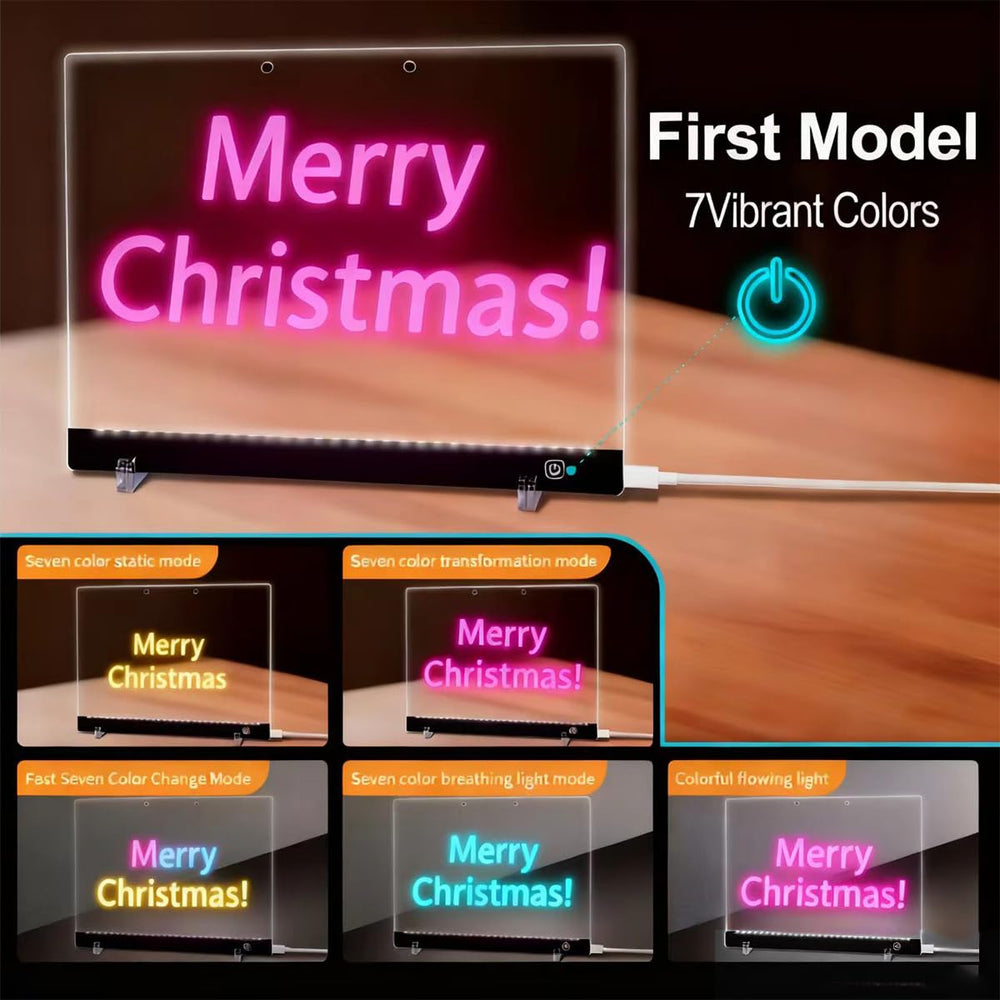 POBFF GlowWrite Pro acrylic surface shows scratch resistance and a sleek, slim frame