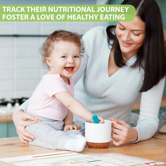 POCAZONE first foods checklist magnet organizes food categories