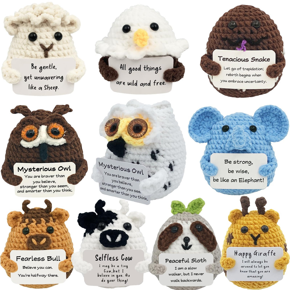 PoccroToys crochet cow plush provides gentle encouragement and durable cuddling.