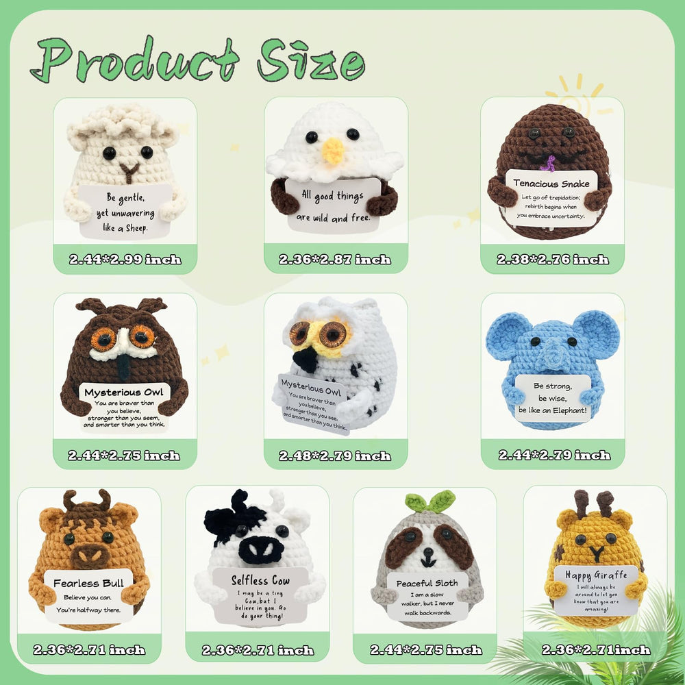 PoccroToys crochet sheep plush provides soft companionship and playful encouragement.