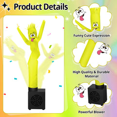 Poen adorable yellow face expression adds cheer to home or office.