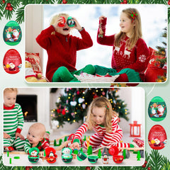 Poen Christmas eggs compact for tree display or decorative egg hunts.