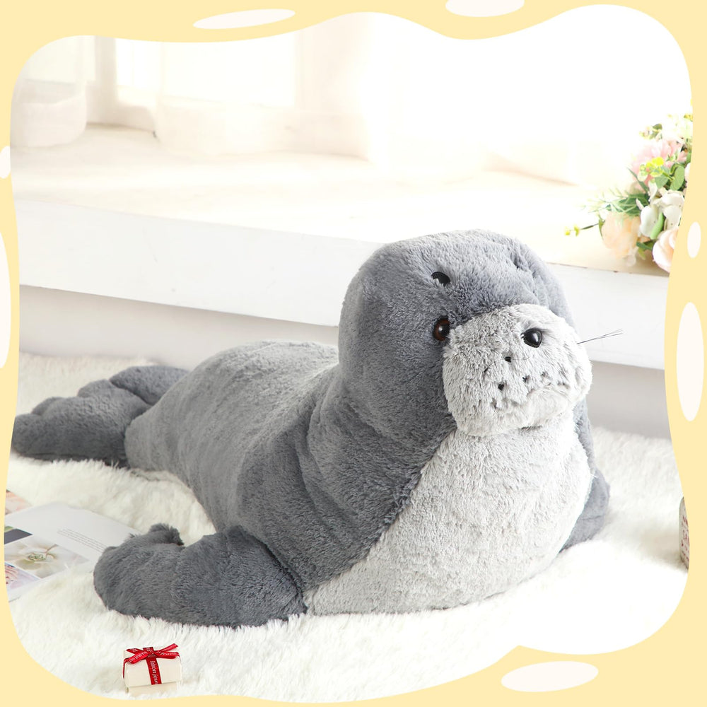 Poen giant seal nursery companion for bedtime and play