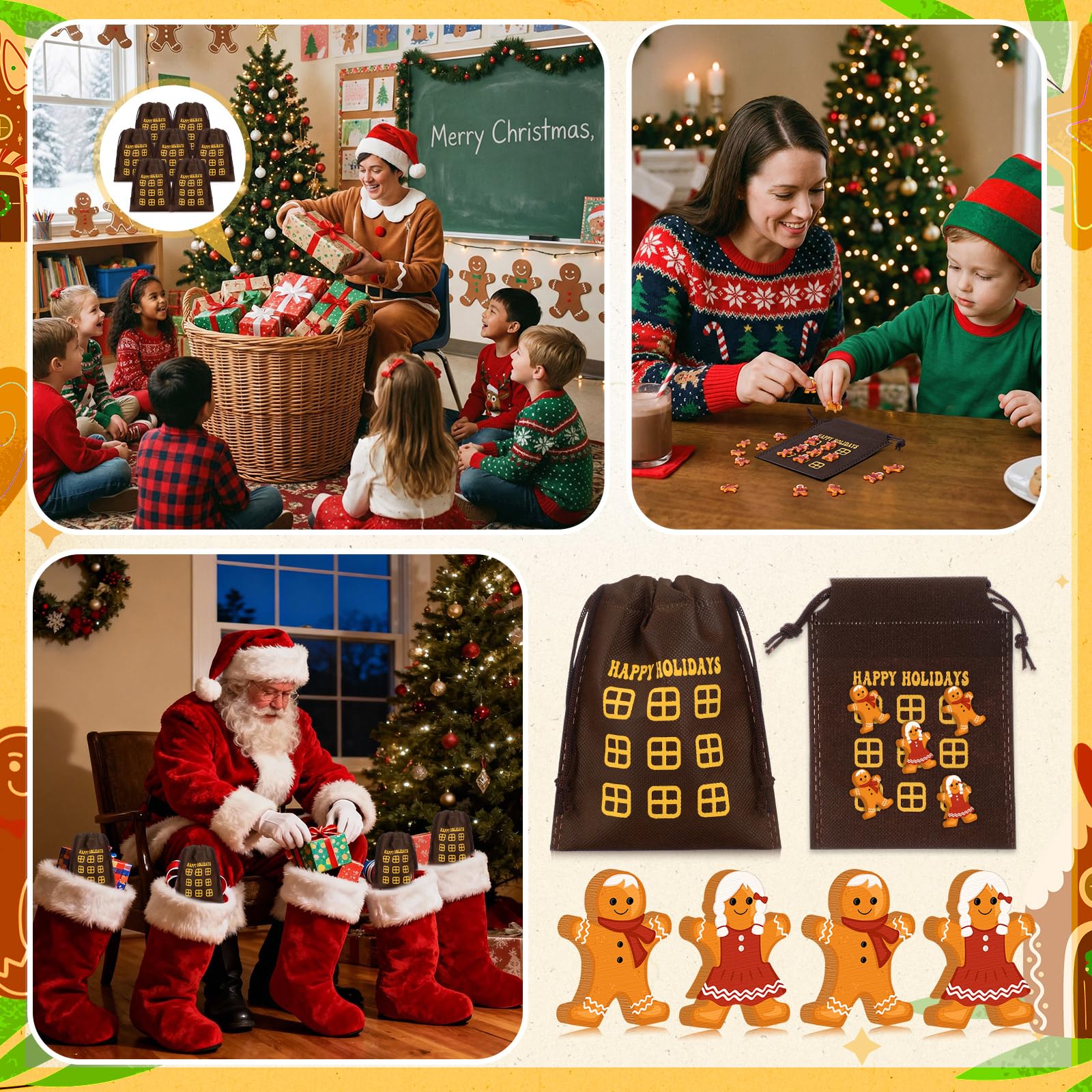 Poen holiday blessings organizer bag ideal for Christmas and school events