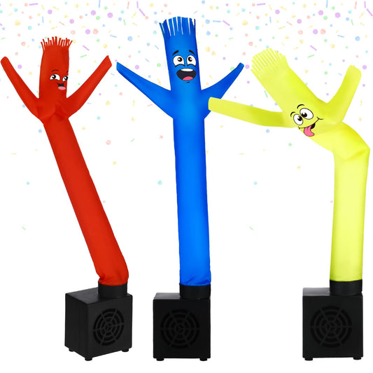 Poen mini inflatable tube man set adds playful energy to your desk.