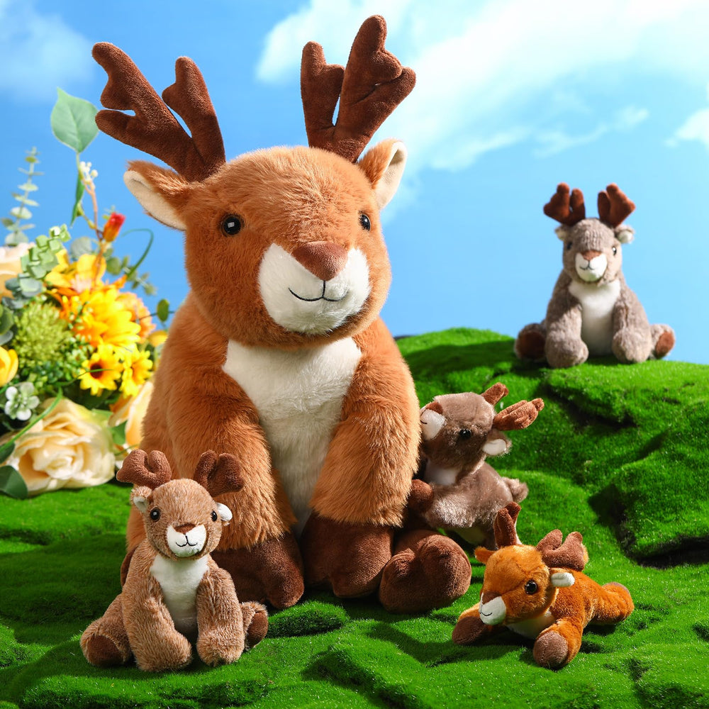 Poen plush deer fawn tan, 12 cm, perfect gift for little ones.