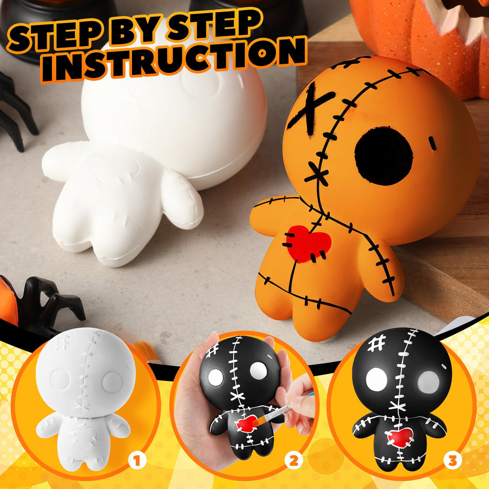 Poen ugly creepy cute ghost doll ready for slow rising squeeze play