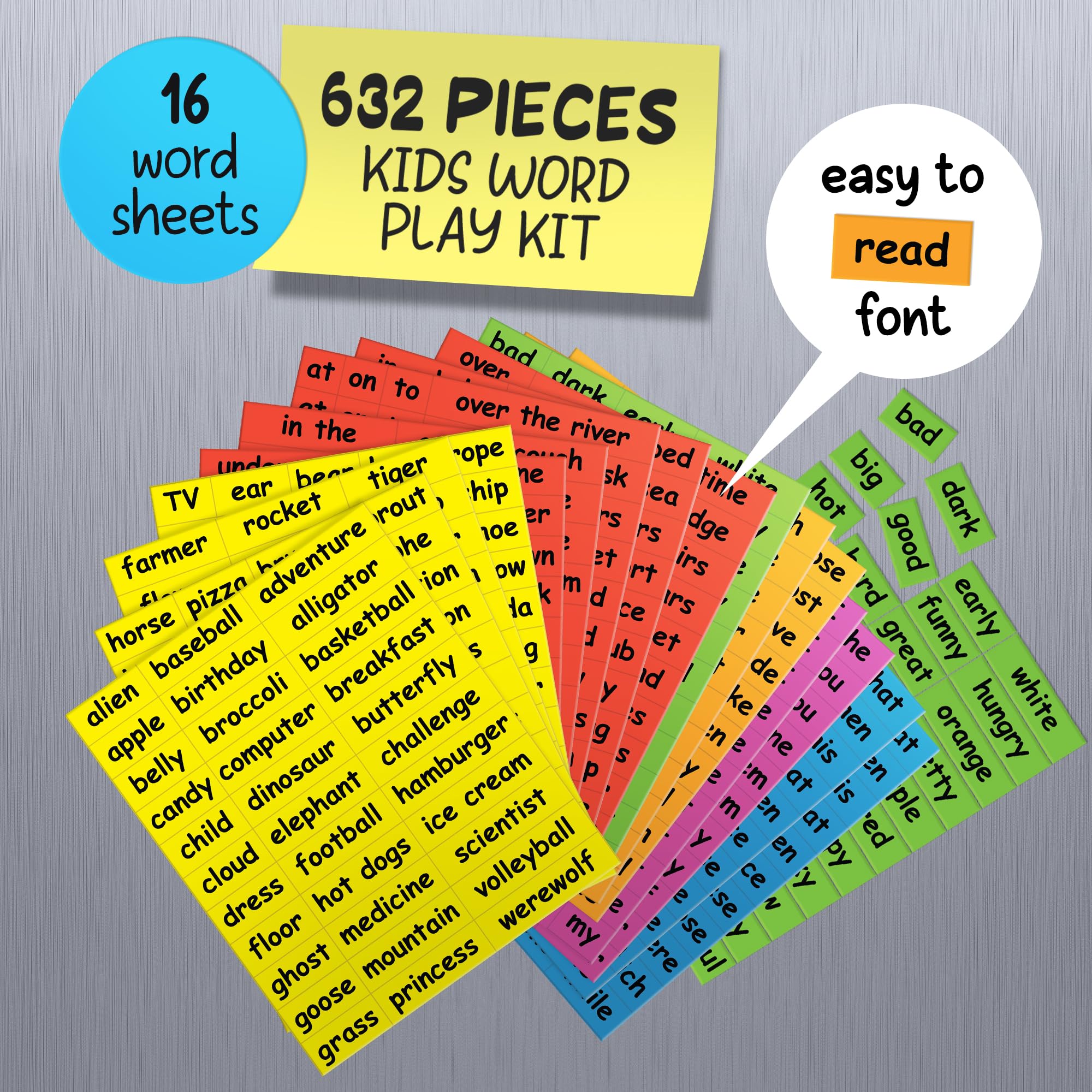 Poetry Tiles 632 phrase examples support easy sentence construction