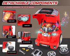 POFJOEQ detachable-hubs-and-rims detail encourages interactive repairs and model assembly