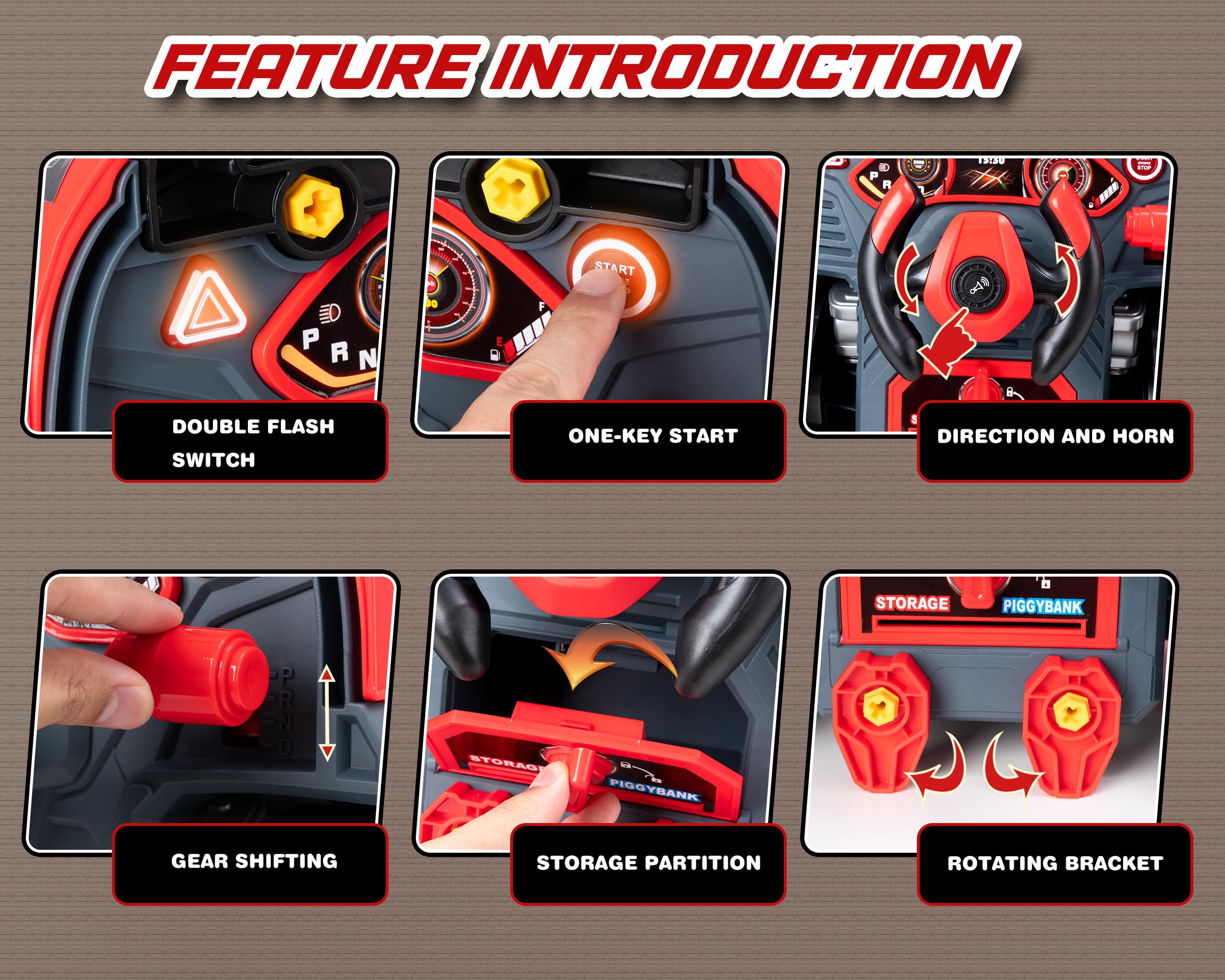 POFJOEQ liftable-jack-stand feature facilitates safe practice and discovery