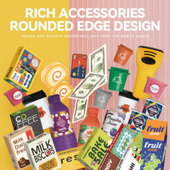 POFJOEQ play food with beverages inspires serve-and-sale pretend meals.