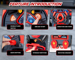 POFJOEQ car key simulation adds realistic service interactions.