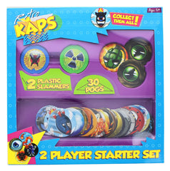 Pog Retro Kaps two-player starter kit front view shows compact design for easy setup.