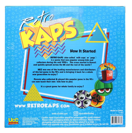 Pog Retro Kaps two-player starter kit in use enables shared play and quick assembly.