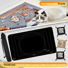 Pohxev high-quality rubber top holds puzzle pieces in place