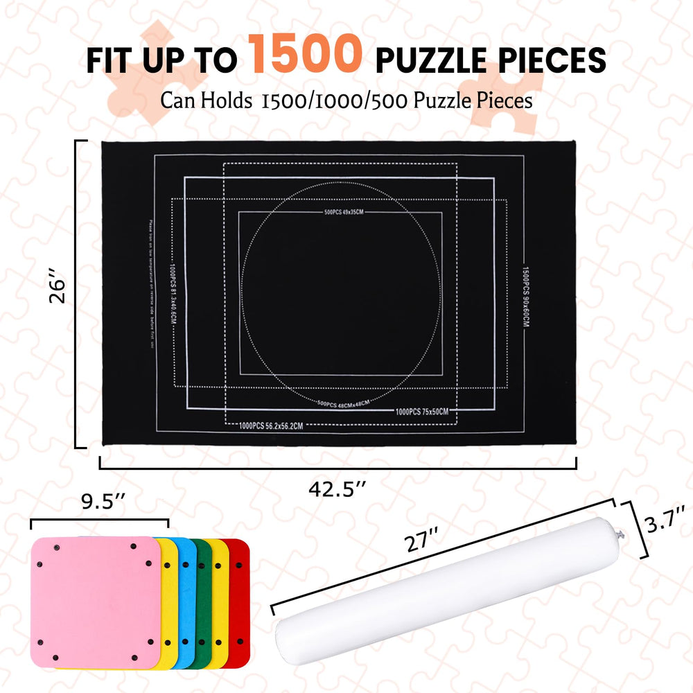 Pohxev travel storage bag for easy puzzle kit transport
