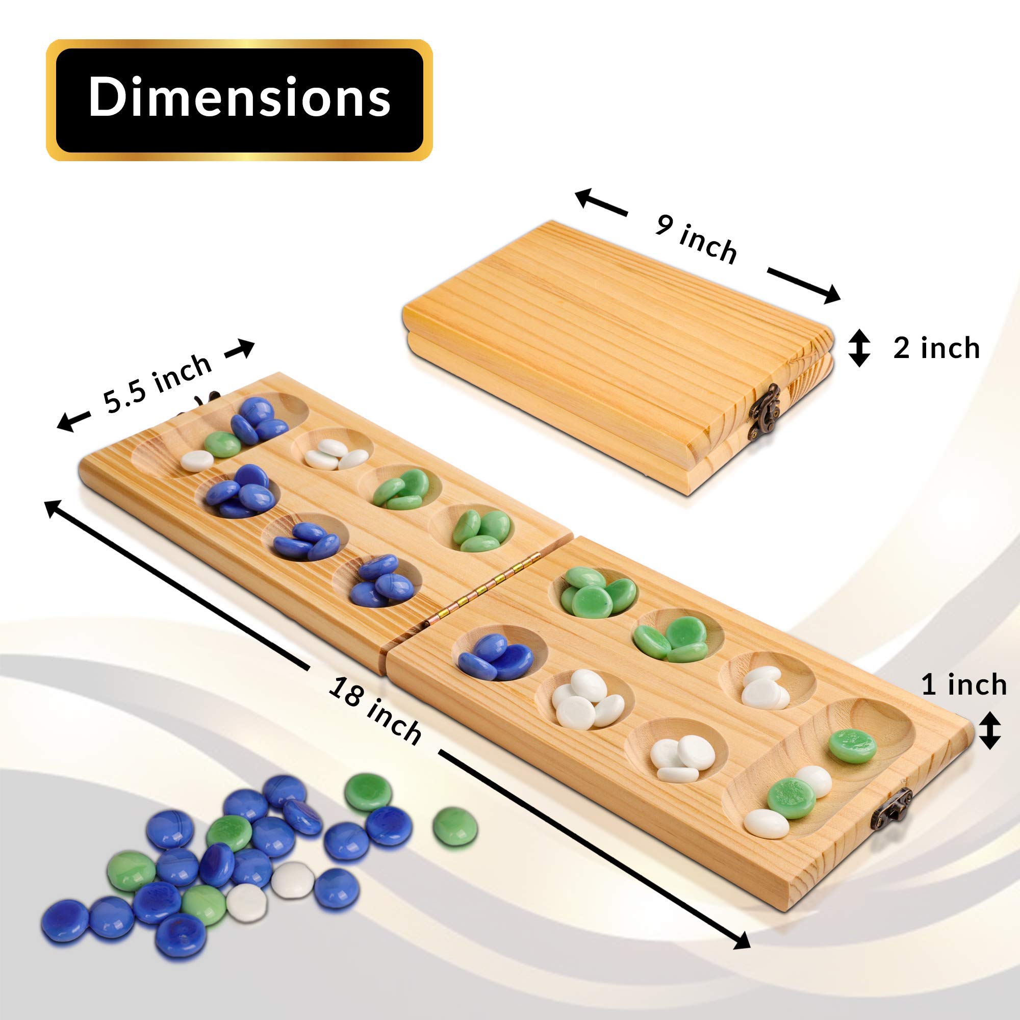 Point Games Hi-Q portable Mancala set ready for travel and family game nights.