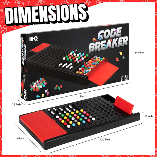 Point Games Hi-Q Code Breaker color pegs in eight hues for deduction practice