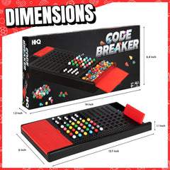 Point Games Hi-Q Code Breaker color pegs in eight hues for deduction practice