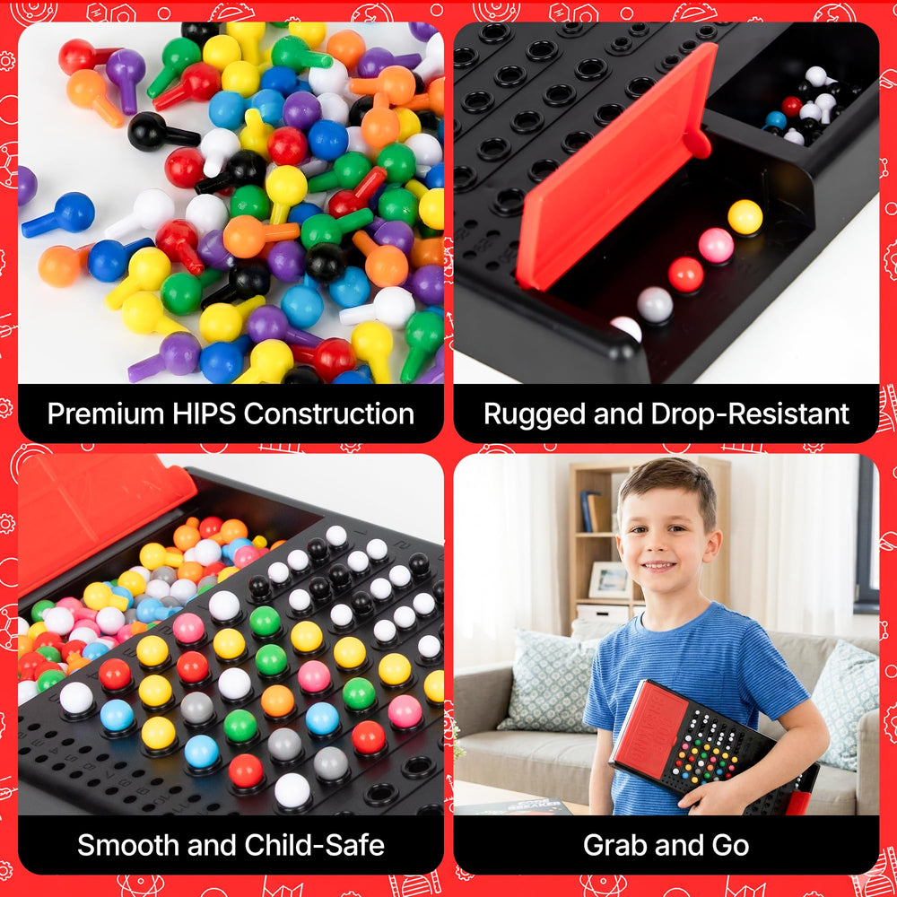 Point Games Hi-Q Code Breaker two-player setup supports family game nights