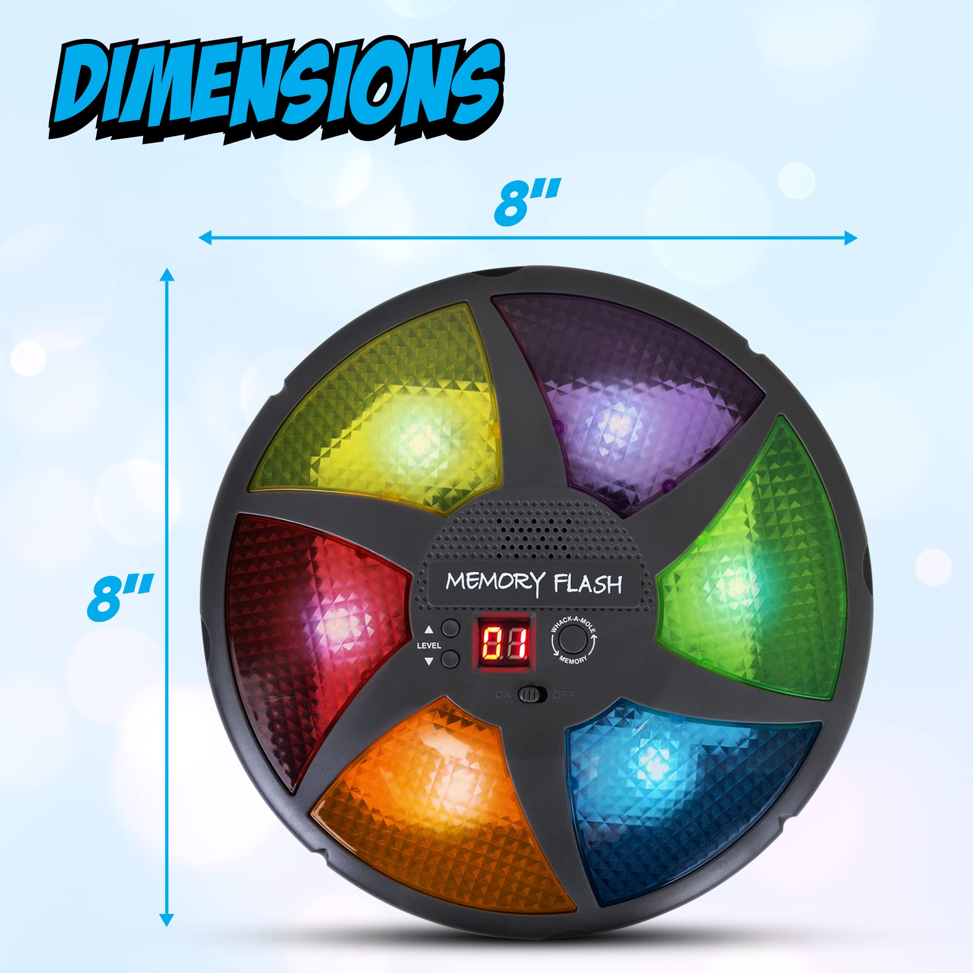 Point Games Memory Flash batteries included for instant play