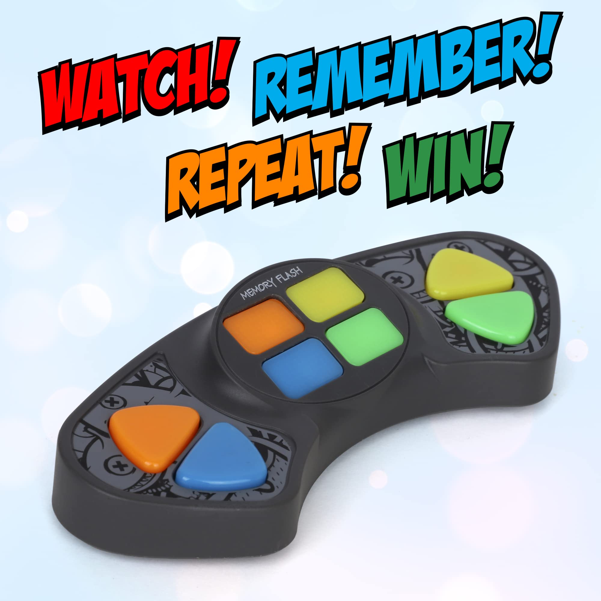 Point Games Memory Flash digital score keeps track of progress in real time.