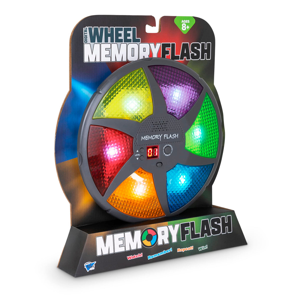 Point Games Memory Flash front view, portable memory game for kids