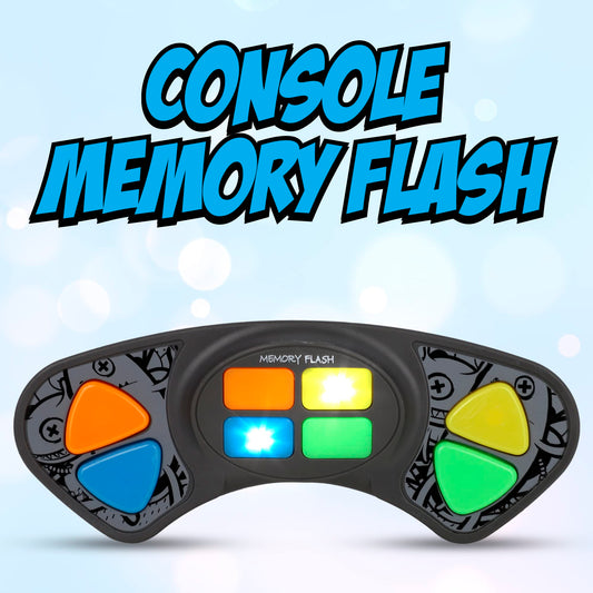 Point Games Memory Flash colorful lights display promotes visual recall during play.