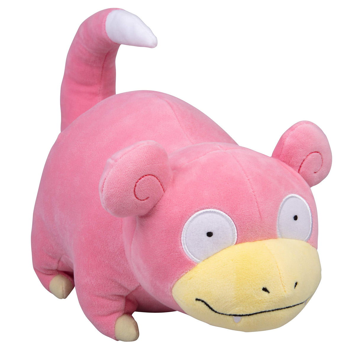 Pokémon Slowpoke plush front view offers cozy cuddles and display appeal.