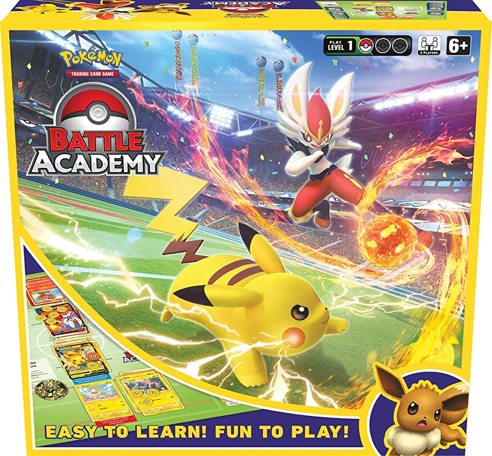 Pokémon Battle Academy game board enabling quick two-player battles