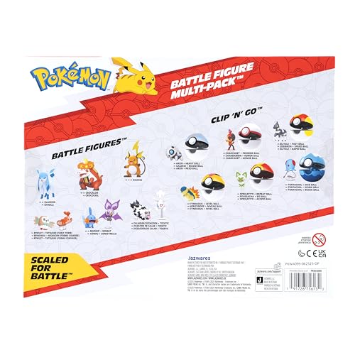 Pokemon Battle Figure 6 Pack Joltik side view for display play.