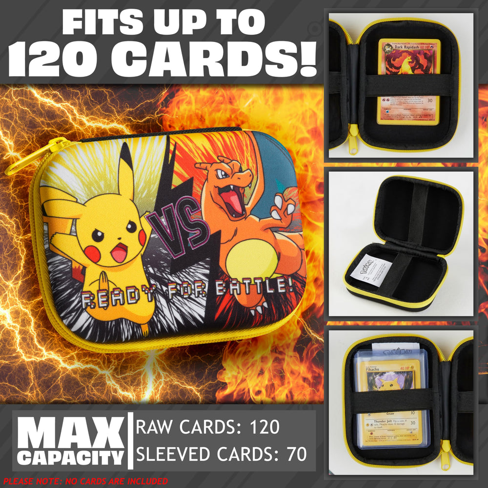 Pokémon Card Binder compact dimensions 5x4x2 inches fit backpacks.