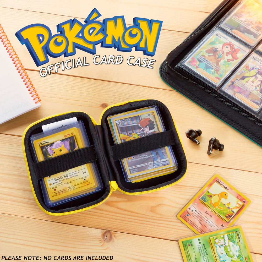 Pokémon Card Binder sturdy zipper keeps contents secure during travel.