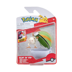 Pokémon Clip 'N' Go Poké Ball Menki 5 cm figure, ideal for on-the-go battles.