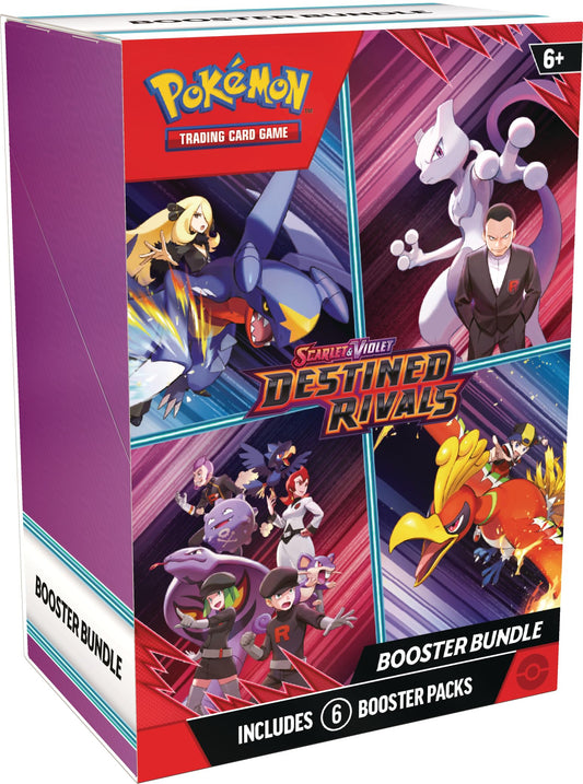 Pokemon Destined Rivals booster bundle: six packs to expand your collection.