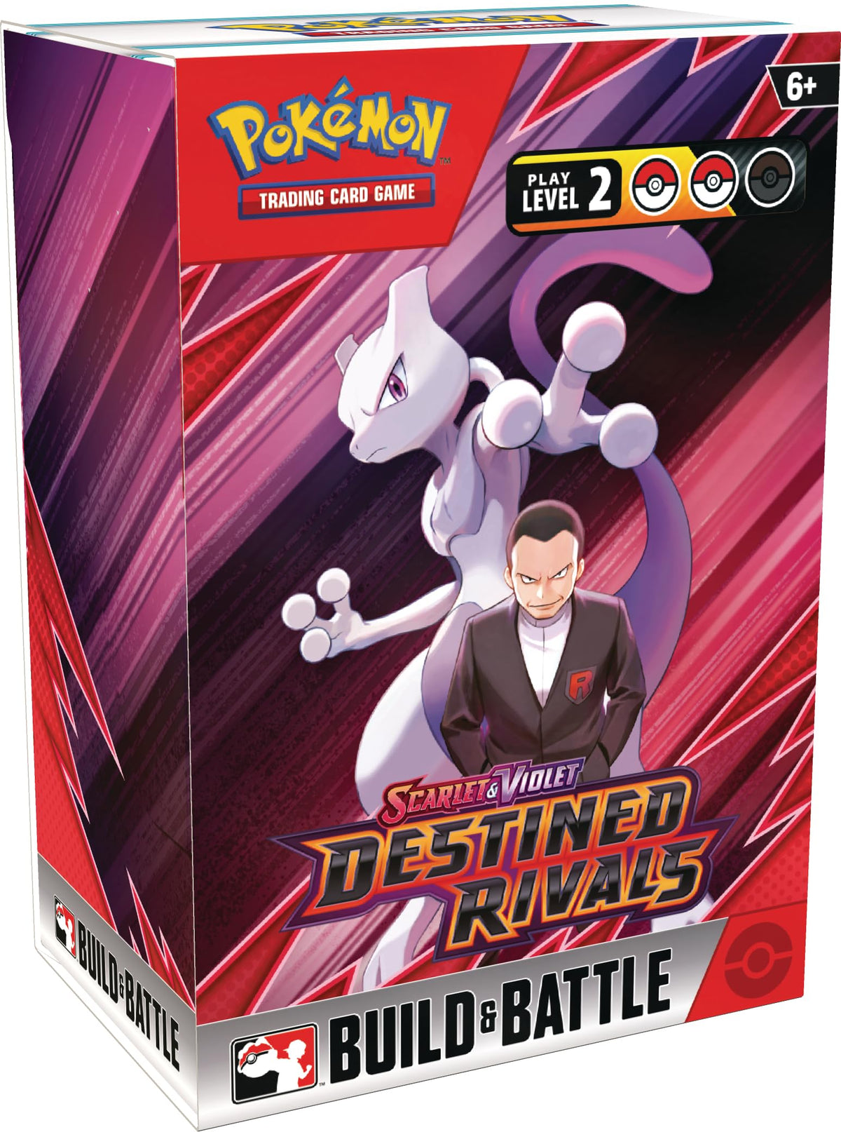 Pokémon Destined Rivals Build & Battle Box front shows bold art and ready-to-play excitement.