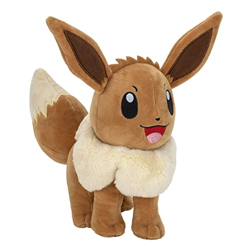 Pokémon Eevee plush close-up face detail for collectors