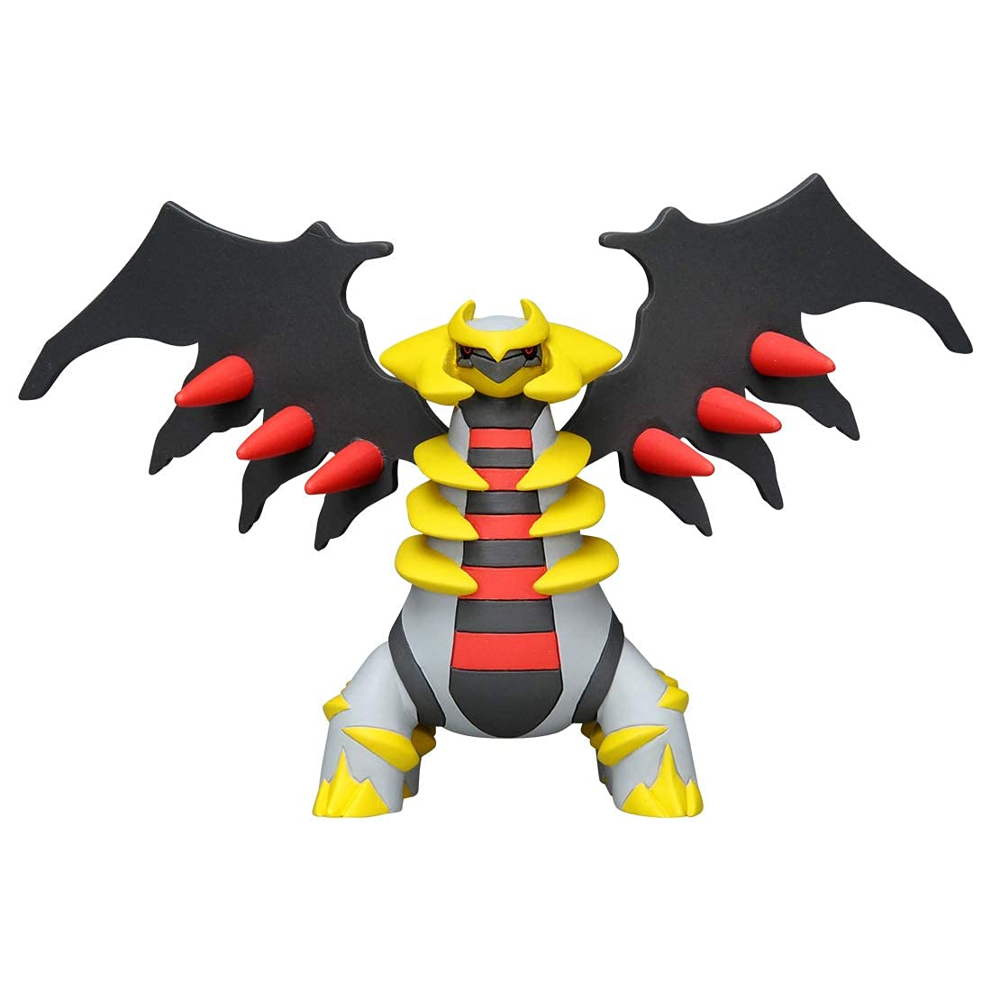 Pokémon Giratina Moncolle ML-23 figure, wings closeup, vivid sculpt for display.