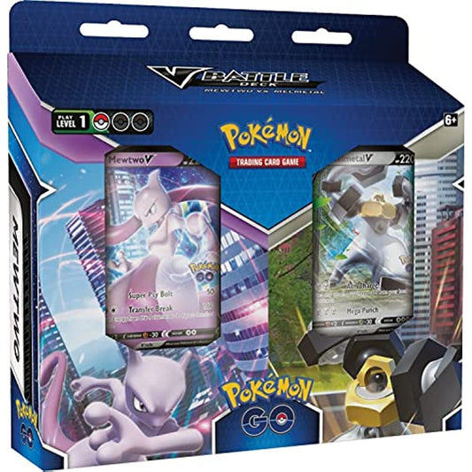 Pokémon GO V Battle Deck Mewtwo: foil Mewtwo V card for powerful plays