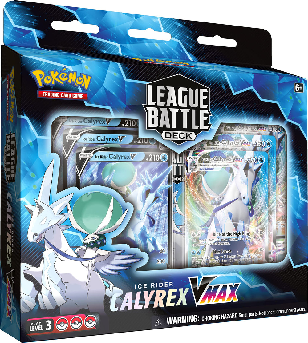 Pokémon Ice Rider Calyrex V foil card for strategic play
