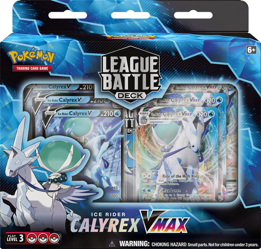 Pokémon Ice Rider Calyrex VMAX foil card for added power