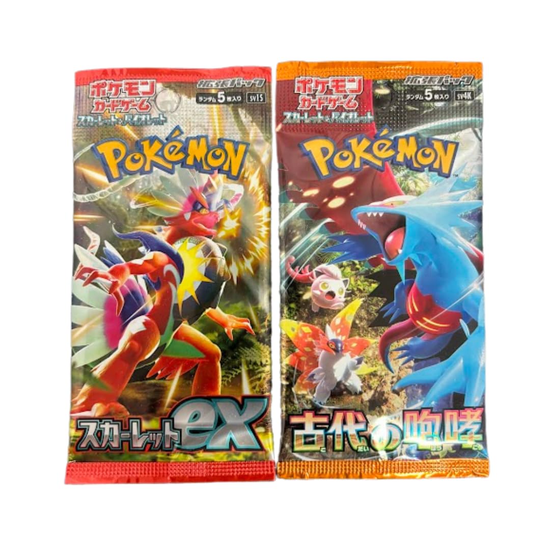 Pokémon booster-pack Japanese set mix, sealed, ideal for hobbyists seeking luck and surprise.