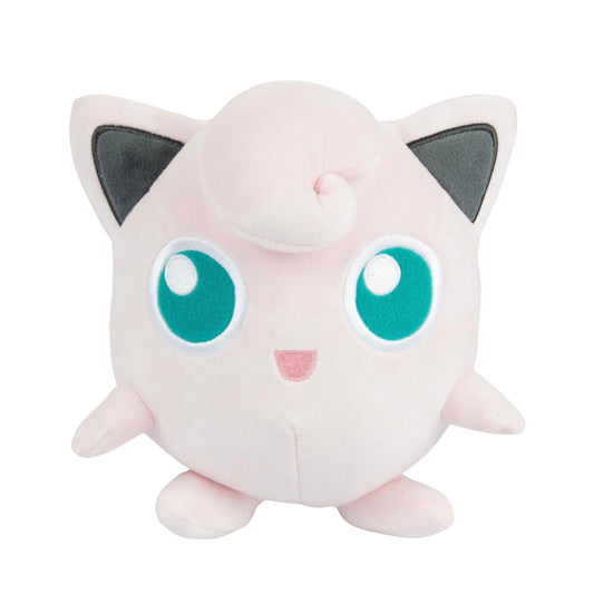 Pokémon Jigglypuff plush side view, portable playtime buddy