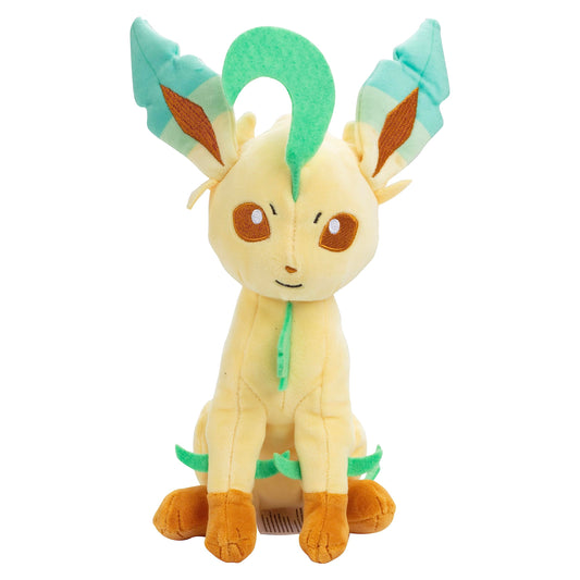 Officially licensed Leafeon plush with soft, inviting fur.