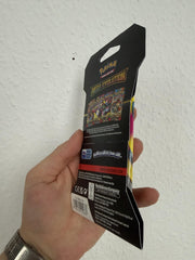 Pokemon Mega Evolution booster sleeve design supports safe card storage.