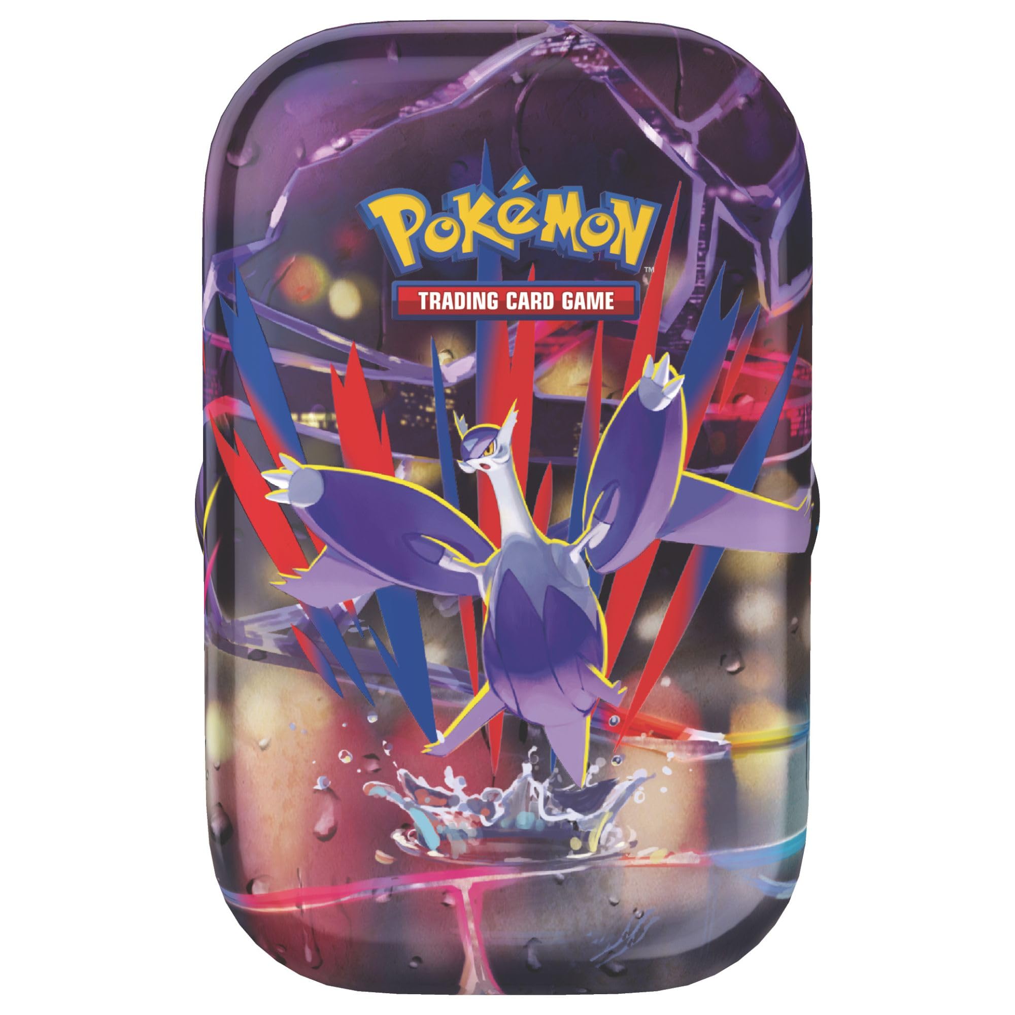 Pokémon Mega Heroes Mini Tin art card featuring collectible artwork from the set.