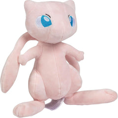 Pokemon Mew 8-inch plush back view, compact and kid-friendly