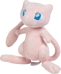 Pokemon Mew 8-inch plush close-up fur texture highlight