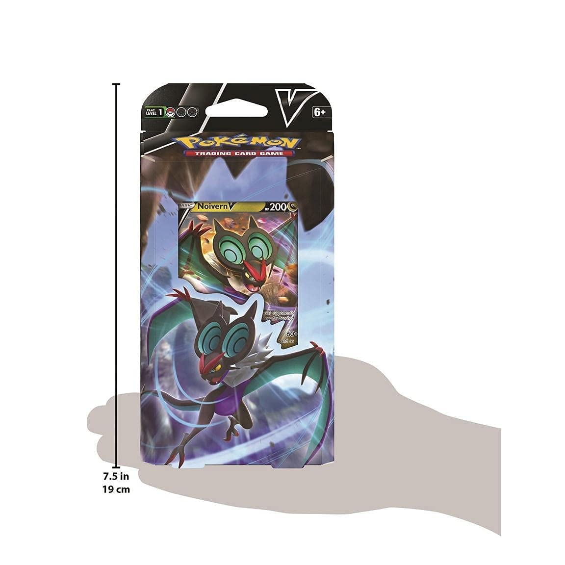 Pokémon Noivern V Battle Deck playmat in action supports solo or two-player practice.
